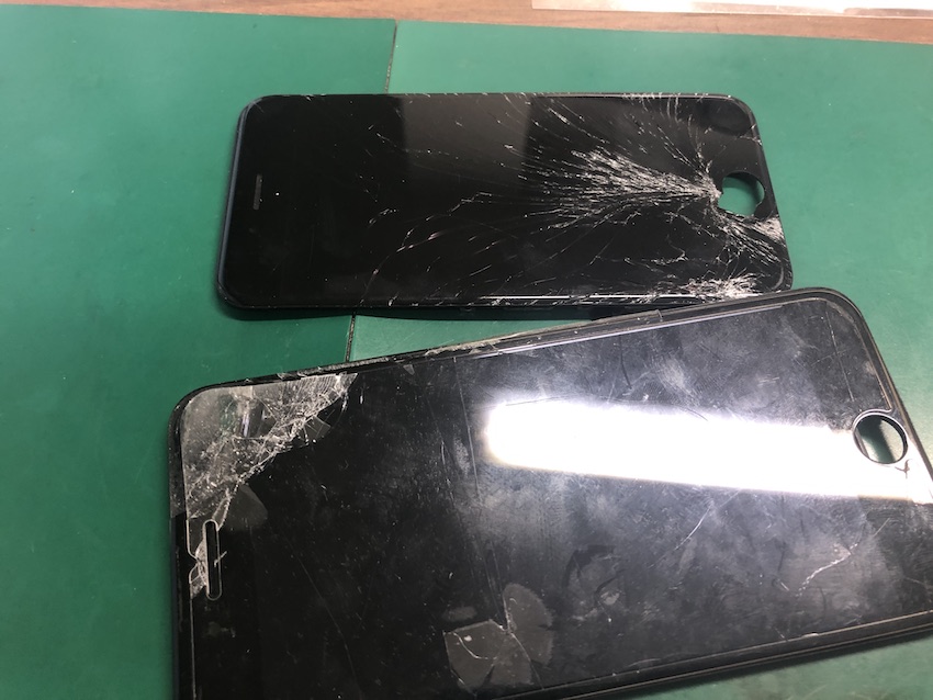 iPhoneの割れた画面を当日交換修理