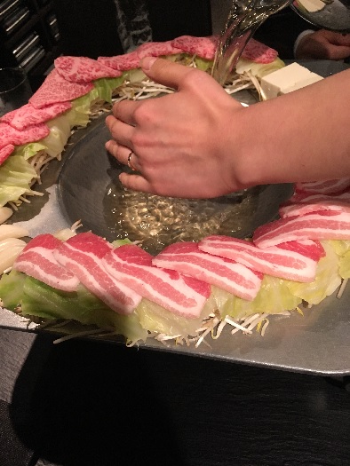 一番人気のもや鍋