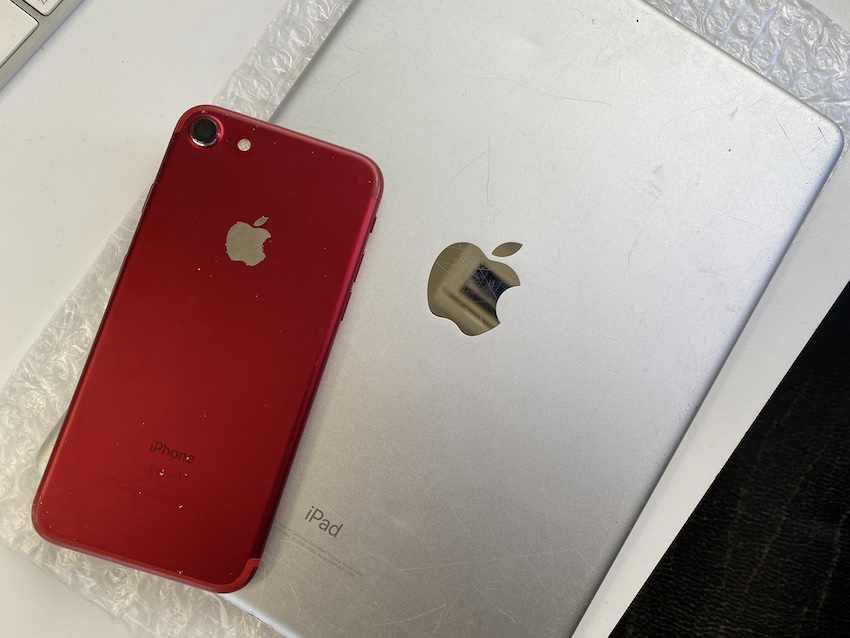 即日画面割れを修理したiPad本体