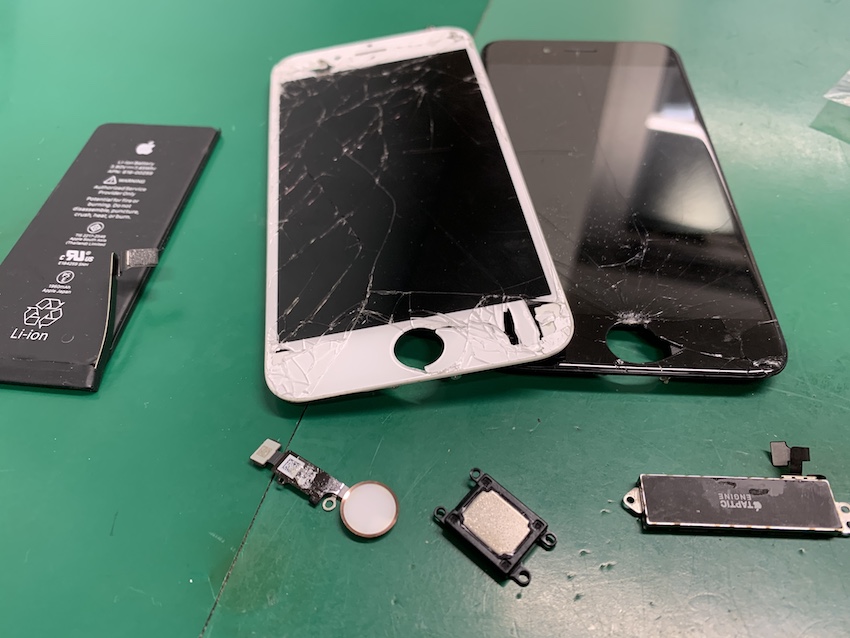 iPhone７のホームボタン、スピーカー、バイブを交換