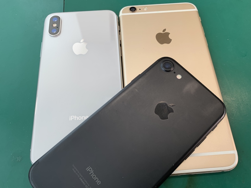 iPhone各機種の修理に対応