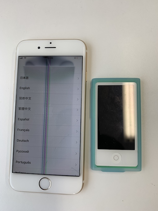 画面割れiPhone6と電源がiPodのつかない状態買取でご来店！ジャンク品の買取もお任せください！