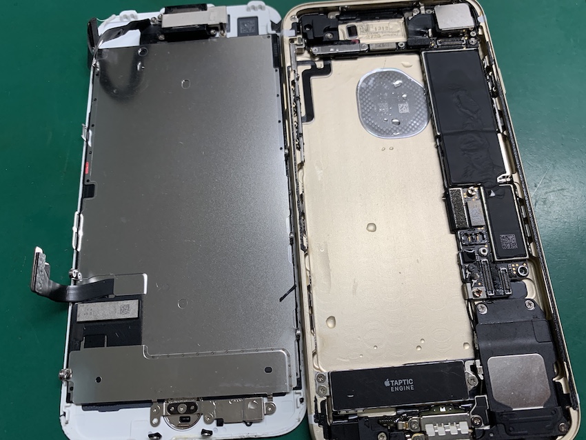洗濯機で水没したiPhone7のデータ救出