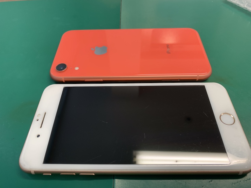 大画面が人気のiPhone８PlusとXR